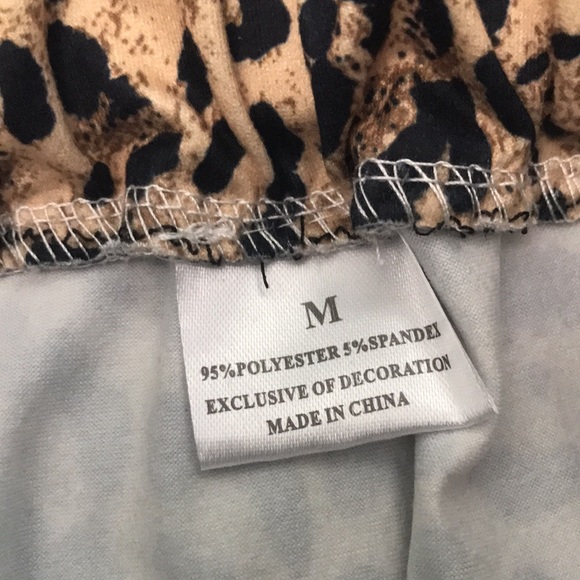 Cheetah hi low skirt NEW animal print 🔥 - Picture 4 of 10